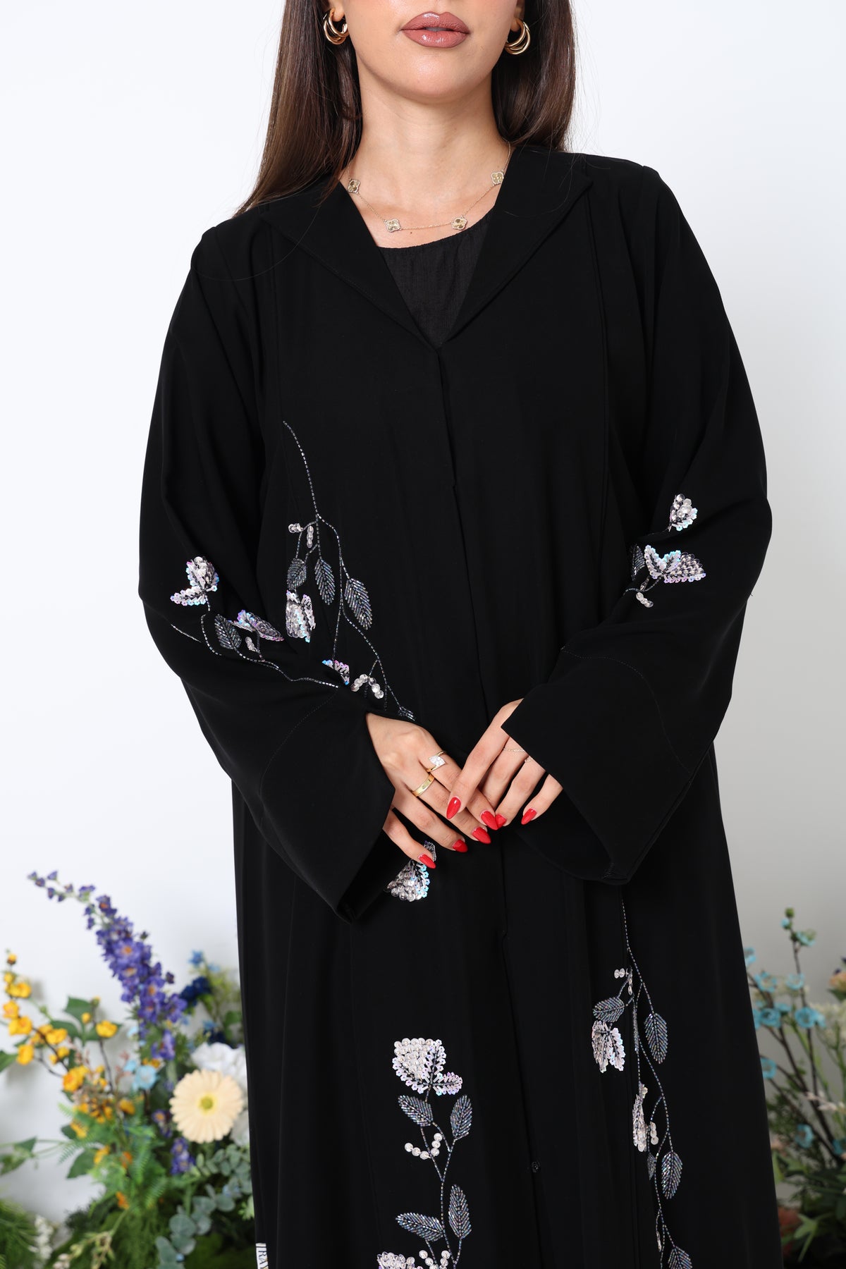 Peony Pearl Abaya
