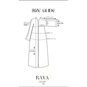 Rose de Sapphire Abaya