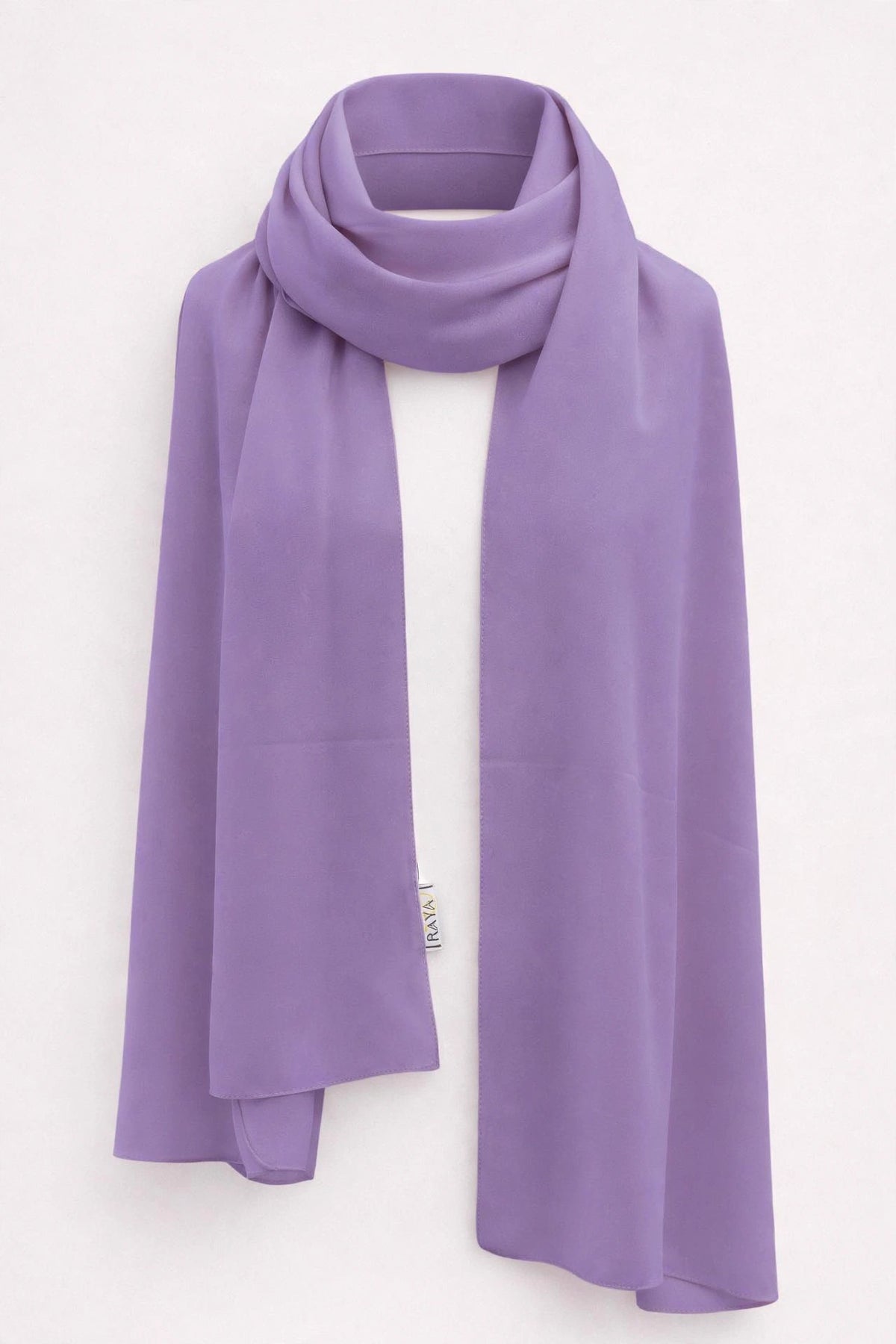 Lavender Blue Feather lite Hijab