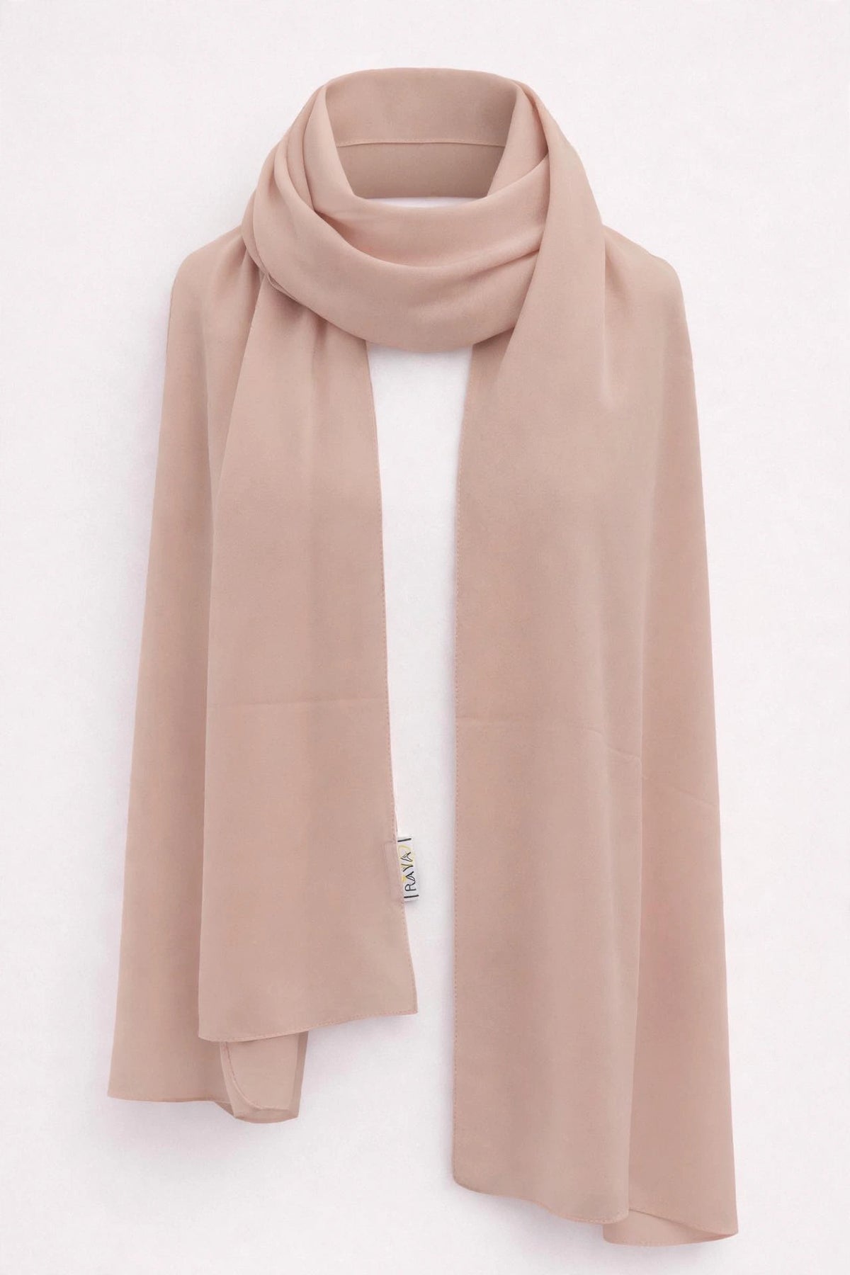 Beige Feather lite Hijab
