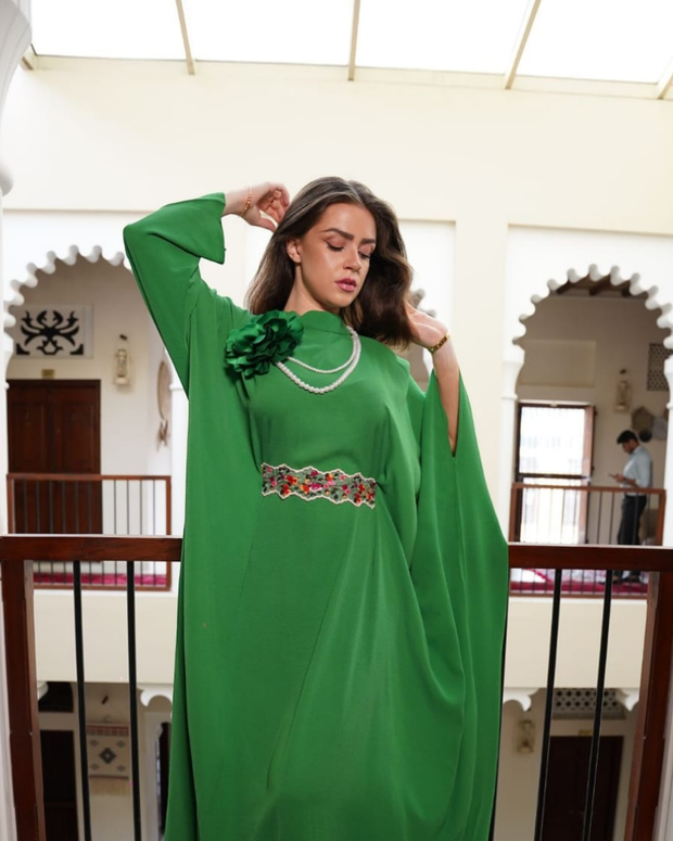 GREEN FUSION DRESS