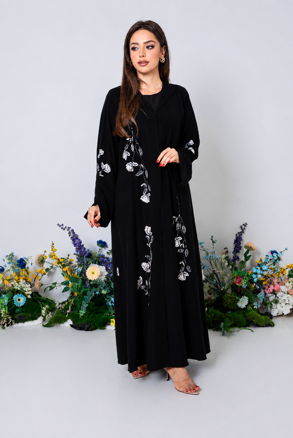 Peony Pearl Abaya