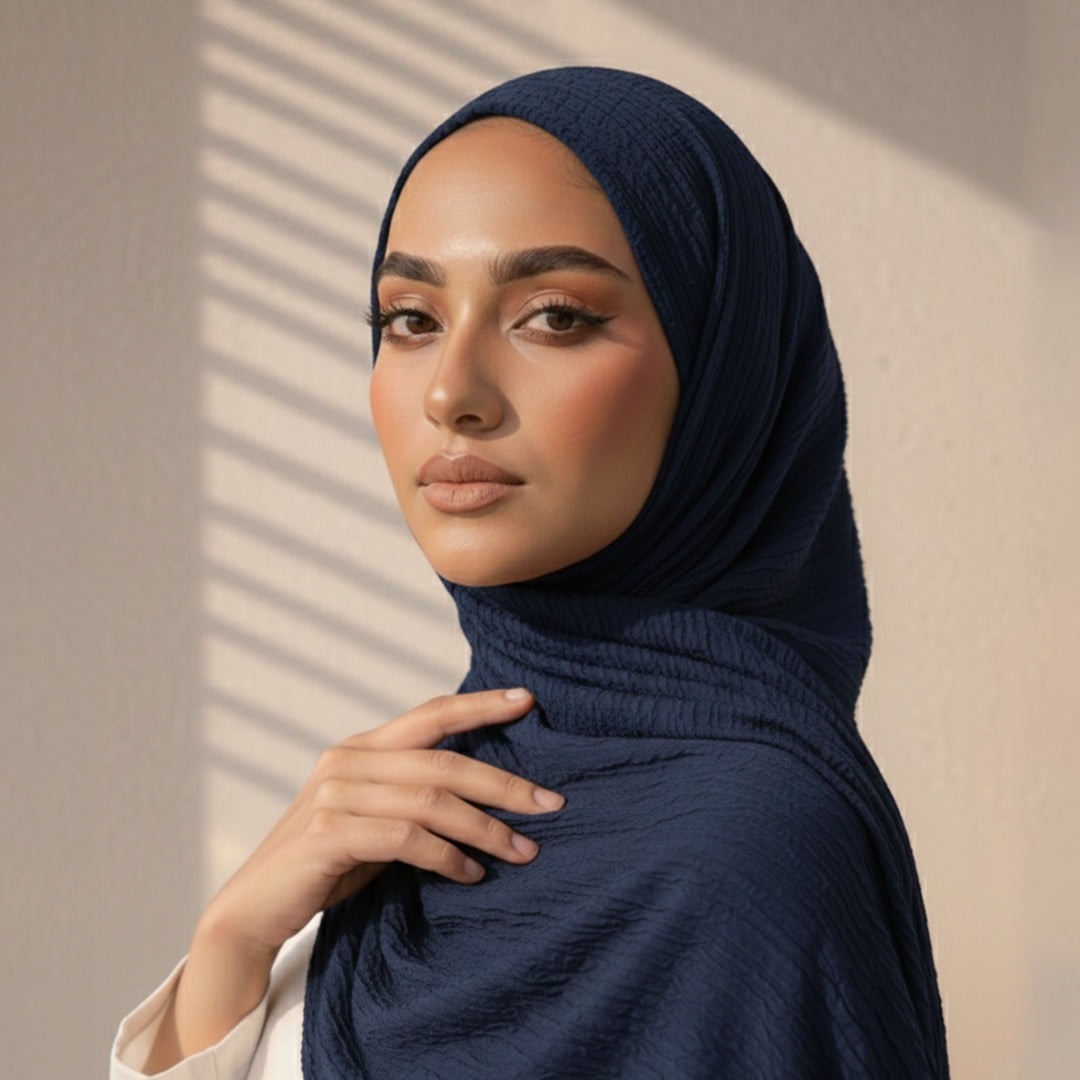 Crinkle Rayon HIjabs (3PCS Bundle Select Colors)