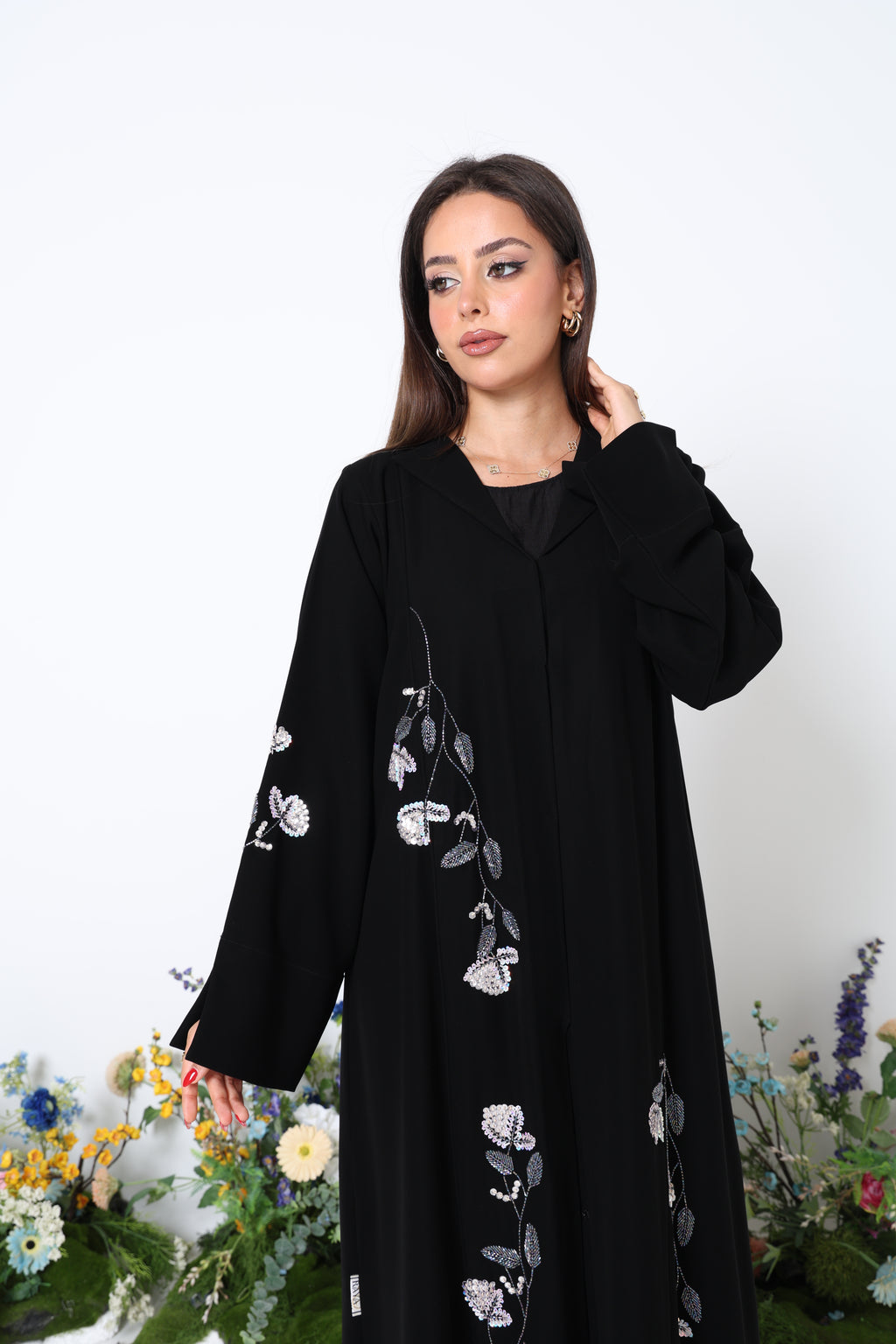 Peony Pearl Abaya