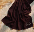 Espresso Feather lite Hijab with SWAROVSKI®️ crystals
