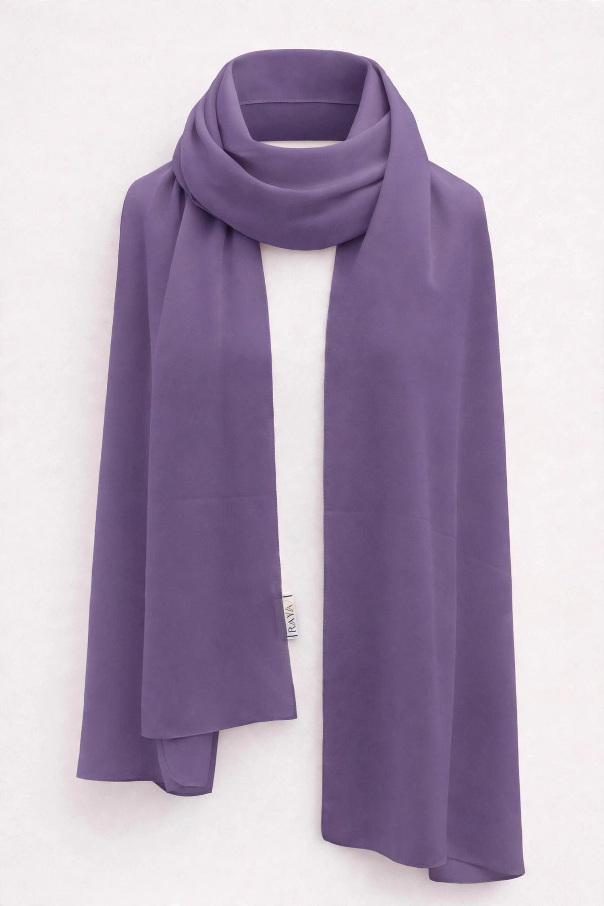 Lavender Feather lite Hijab with SWAROVSKI®️ crystals