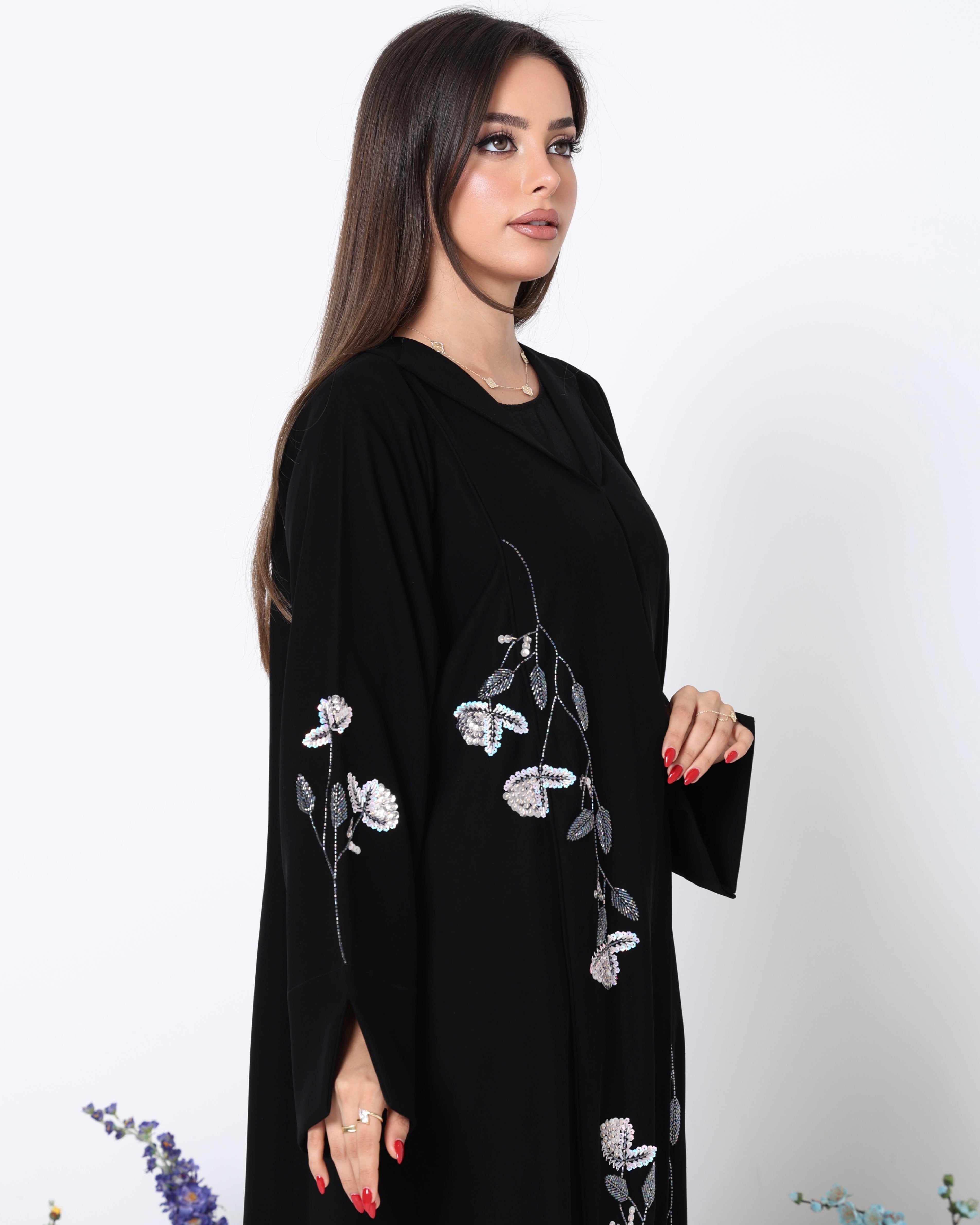 Peony Pearl Abaya