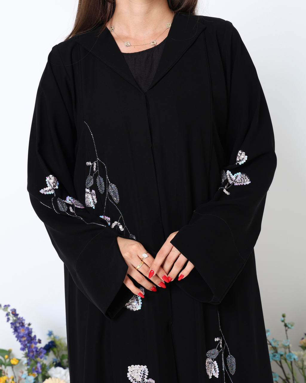 Peony Pearl Abaya