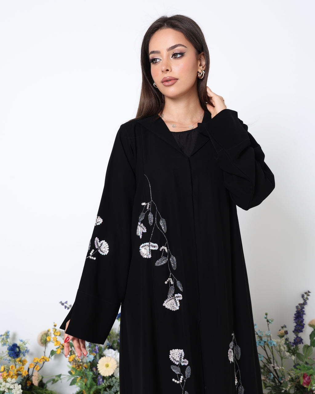 Peony Pearl Abaya