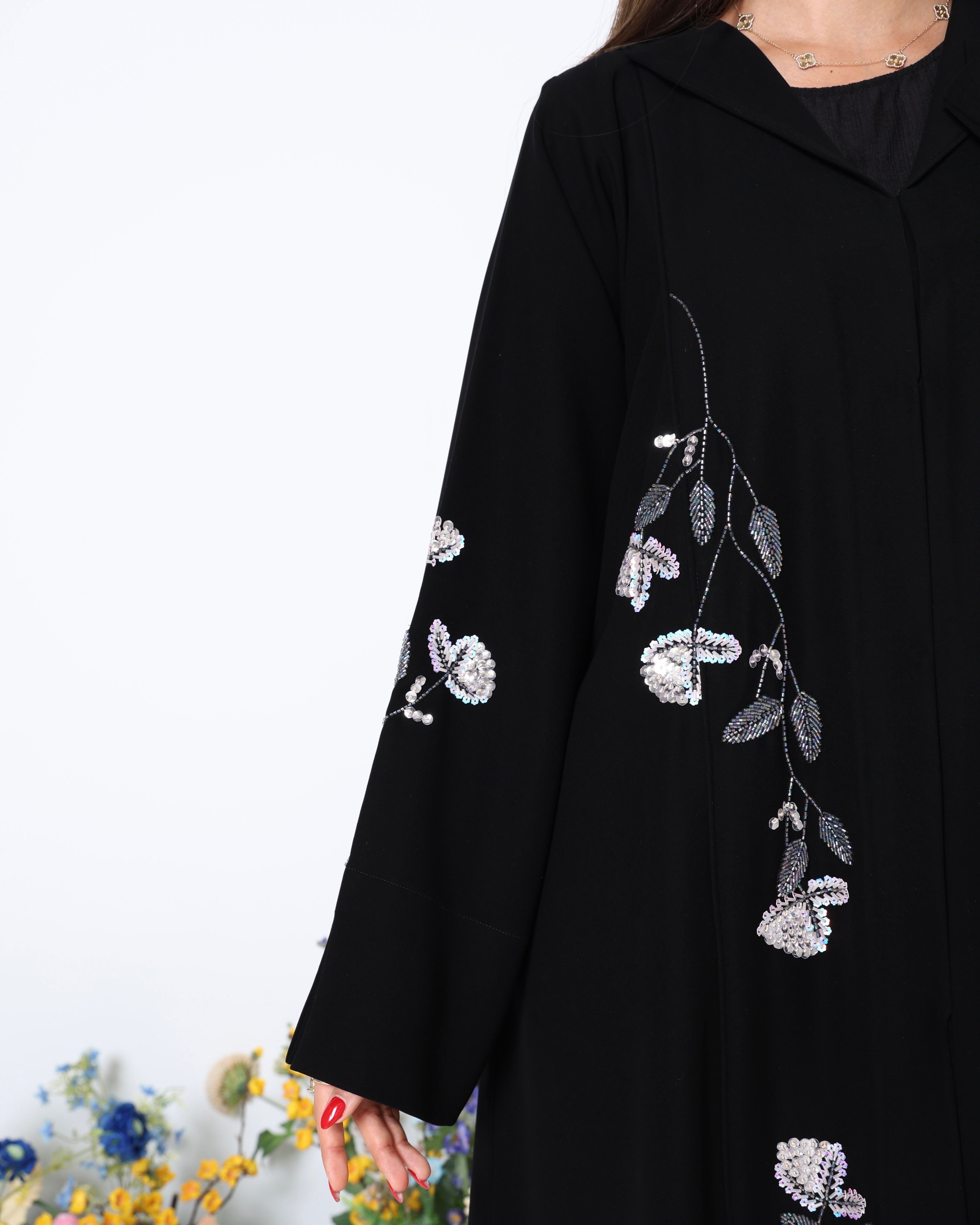 Peony Pearl Abaya