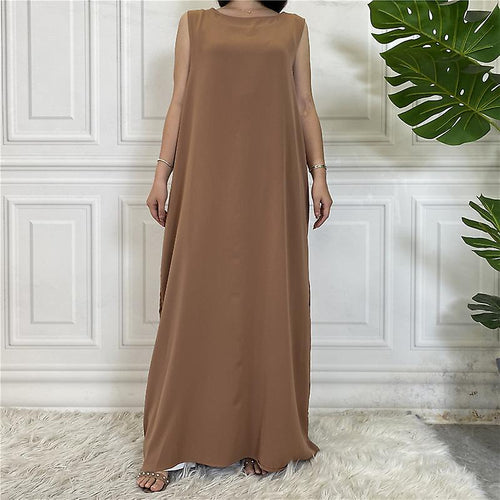 Brown Inner Dress - RAYA LUXURY PRET