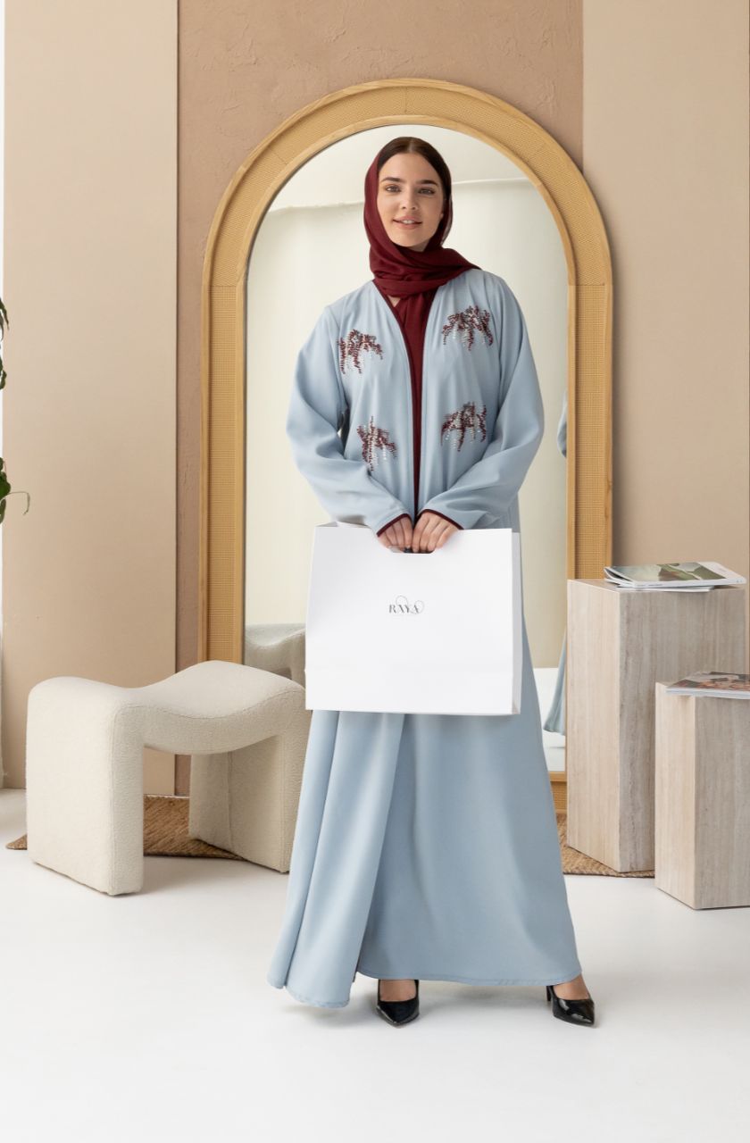 Crystal Sky Abaya - Rayaluxurypret