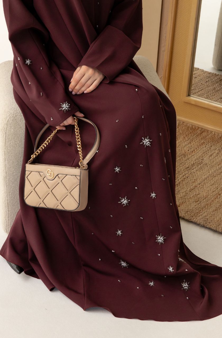 Starlit Echo Abaya - Rayaluxurypret