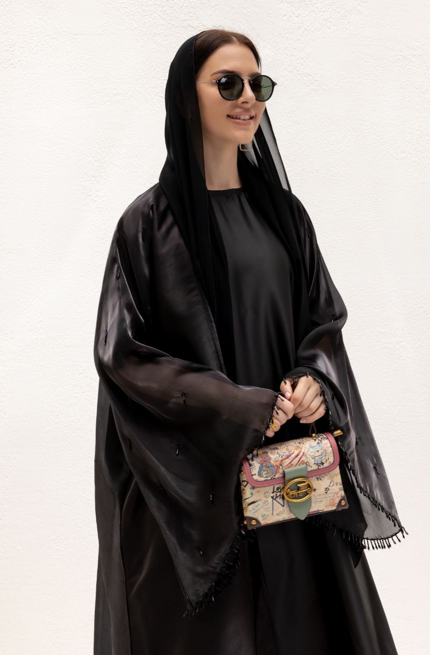 Midnight Radiance Abaya - Rayaluxurypret