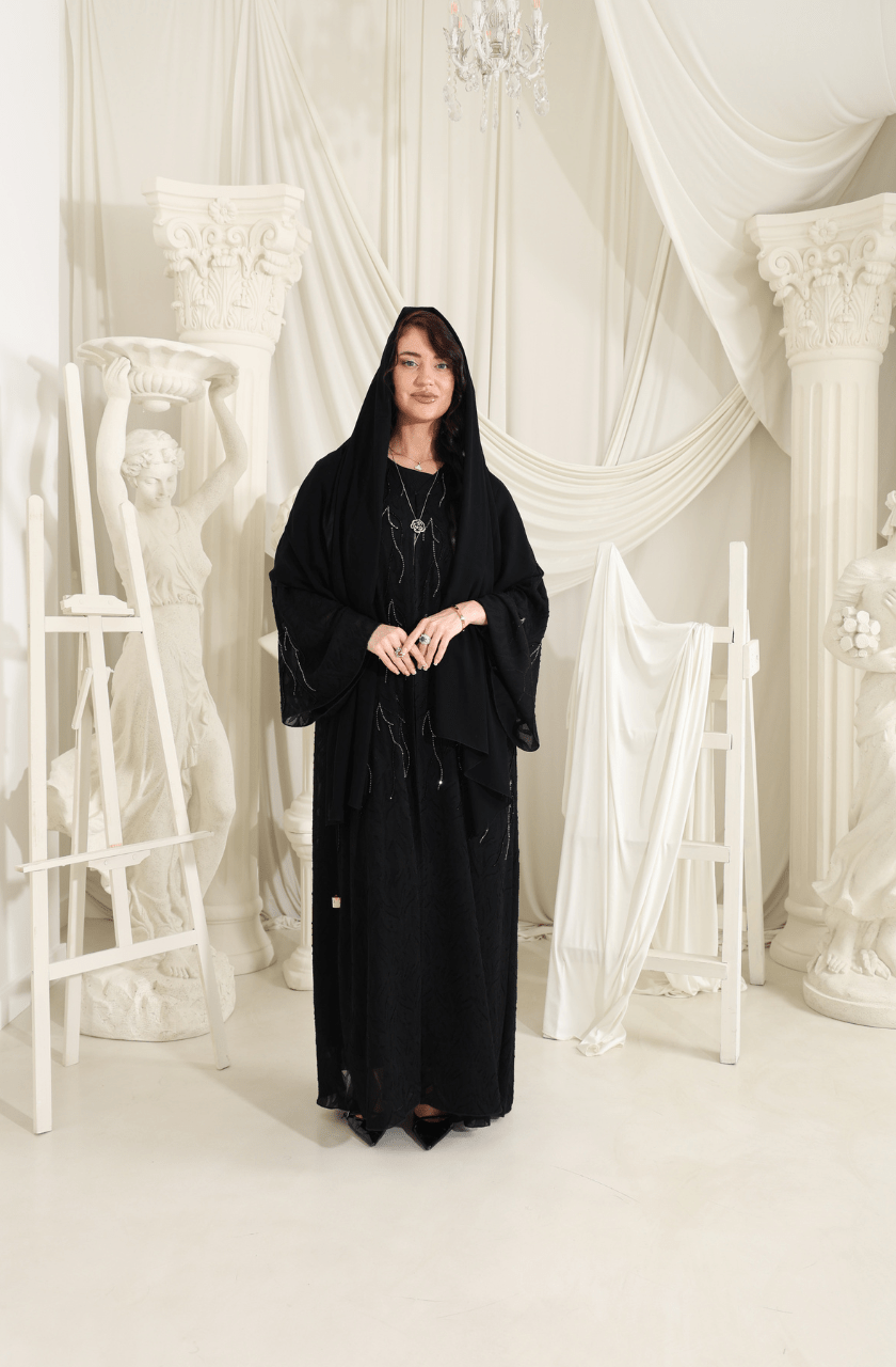 Etoile Grise Abaya - Rayaluxurypret