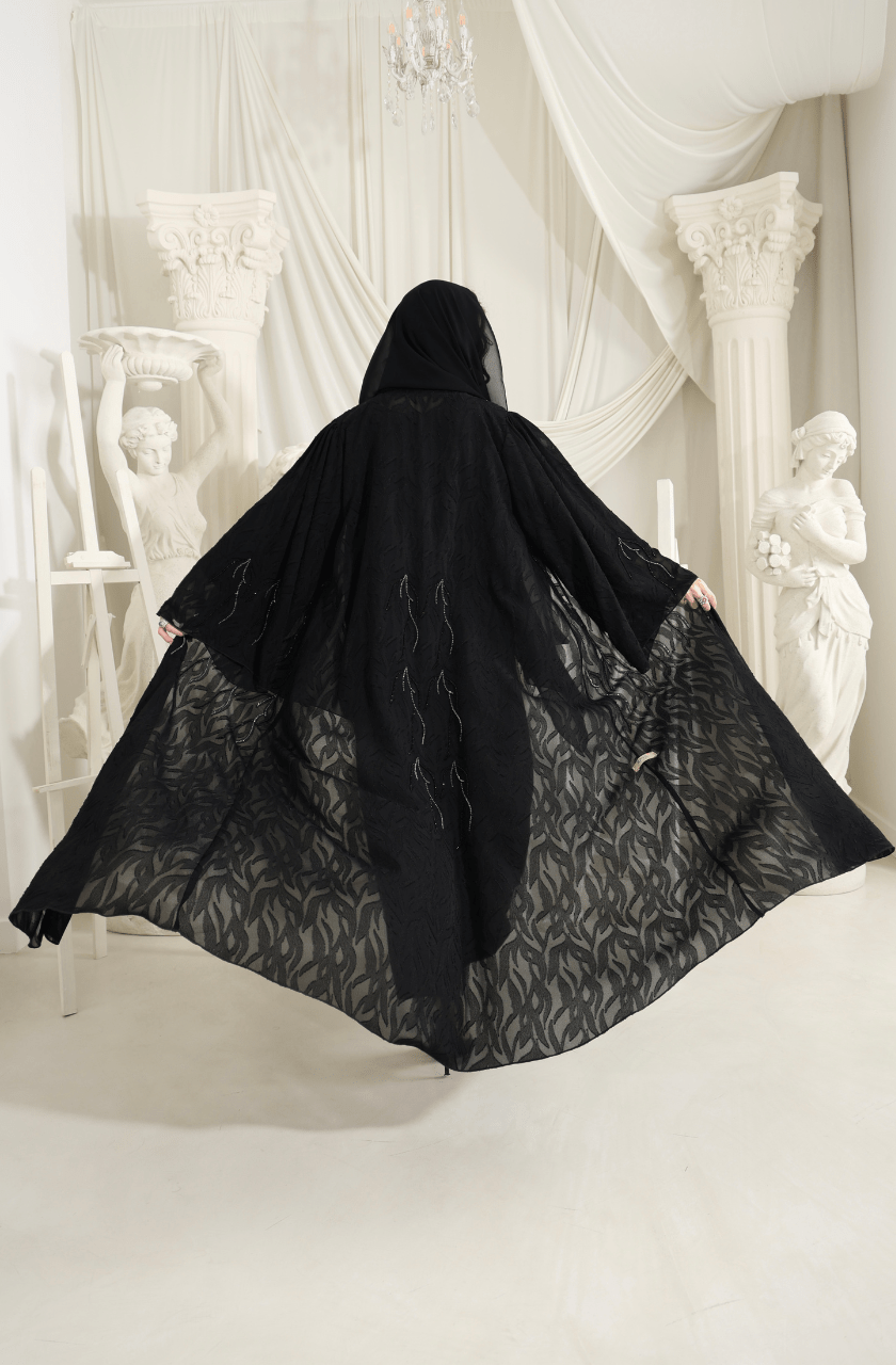 Etoile Grise Abaya - Rayaluxurypret