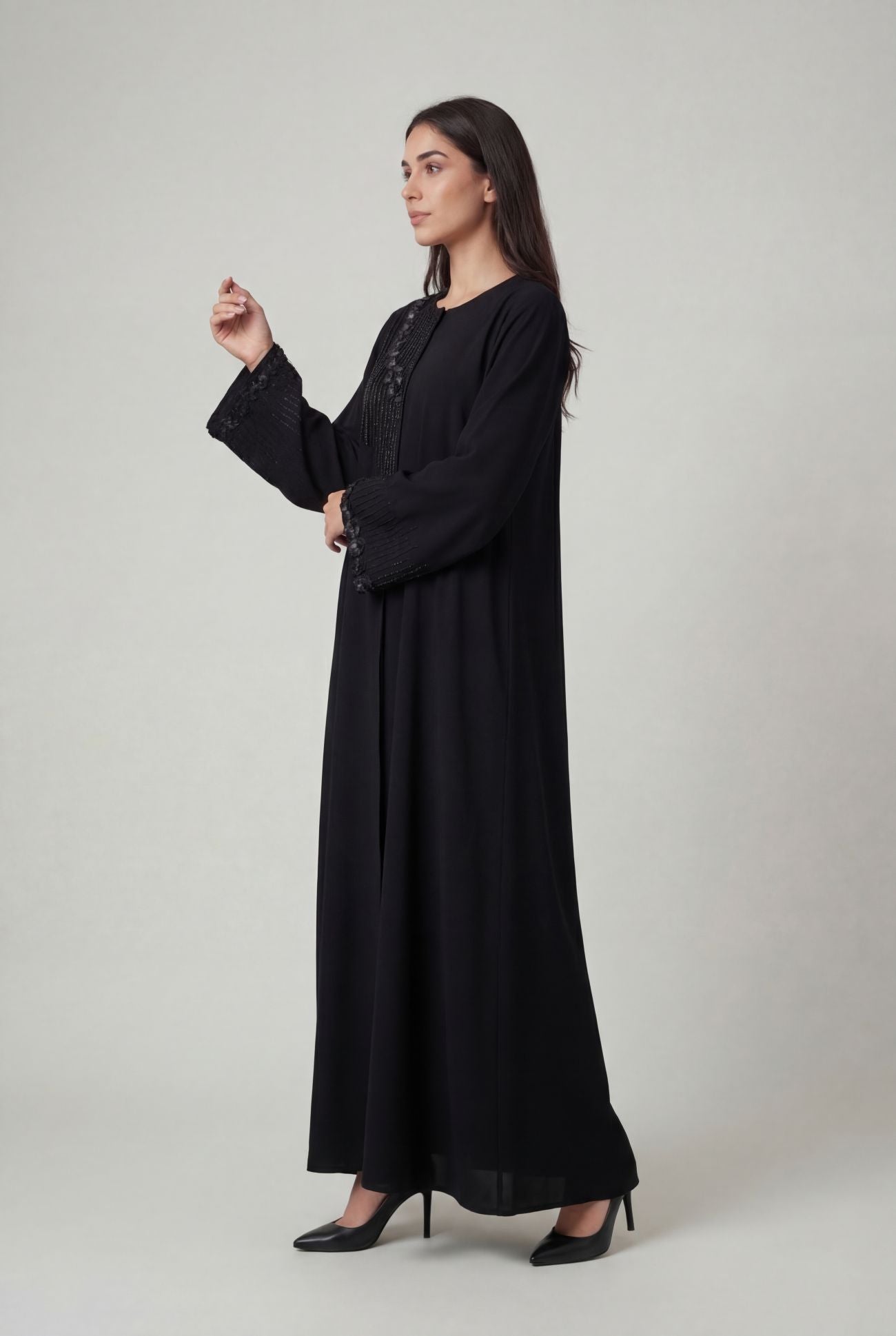 Noir Bloom Abaya