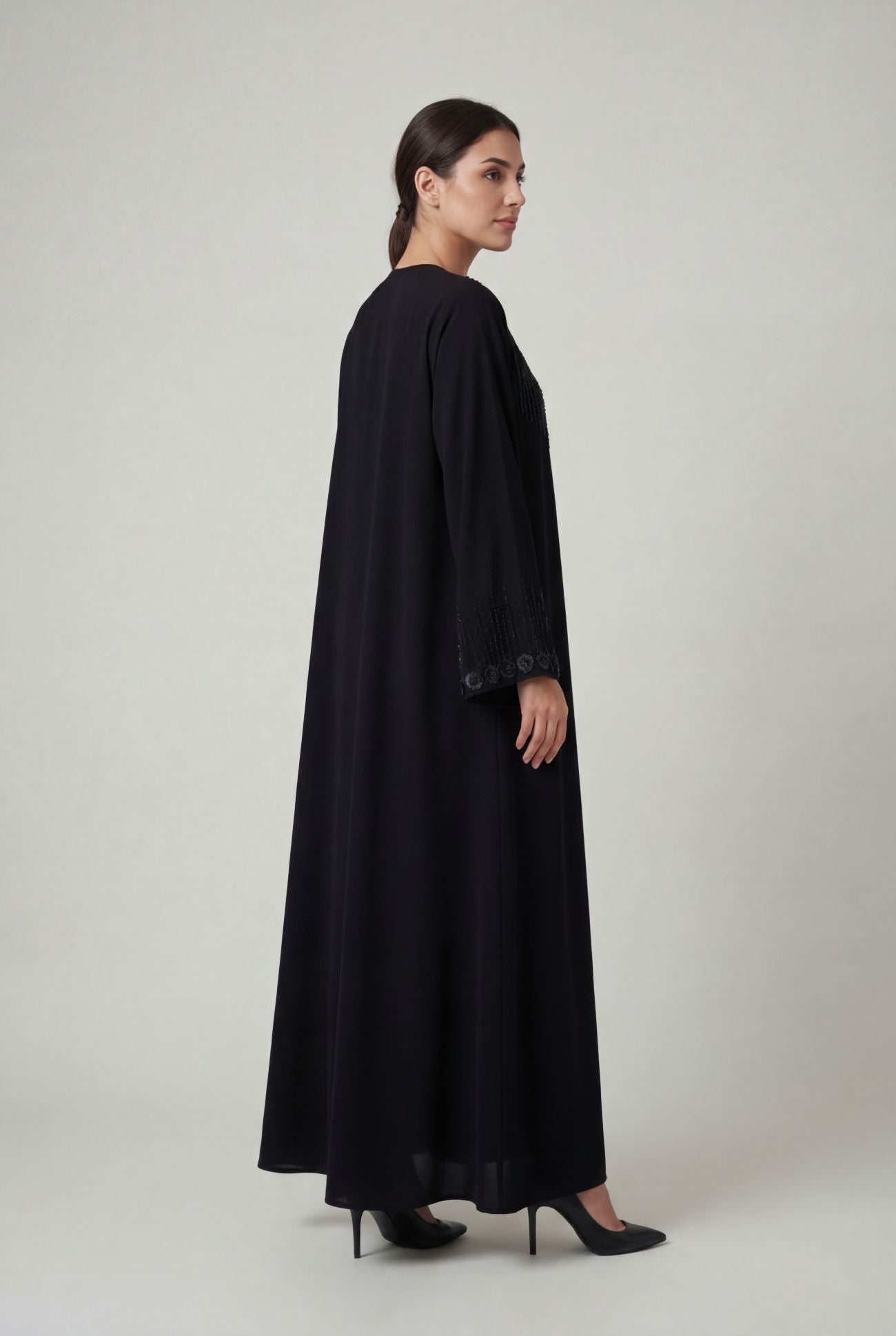 Noir Bloom Abaya