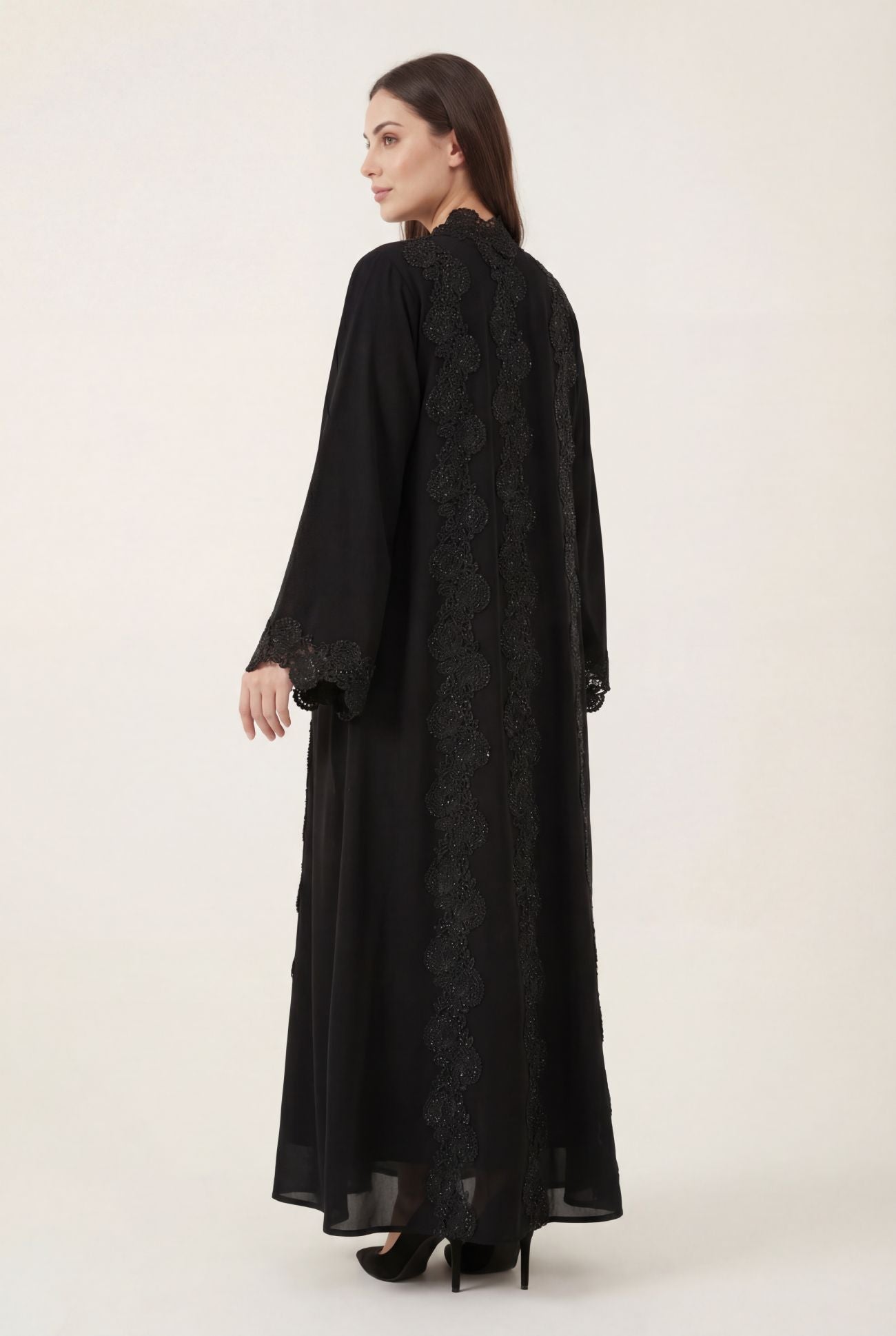 Noir Rose Abaya