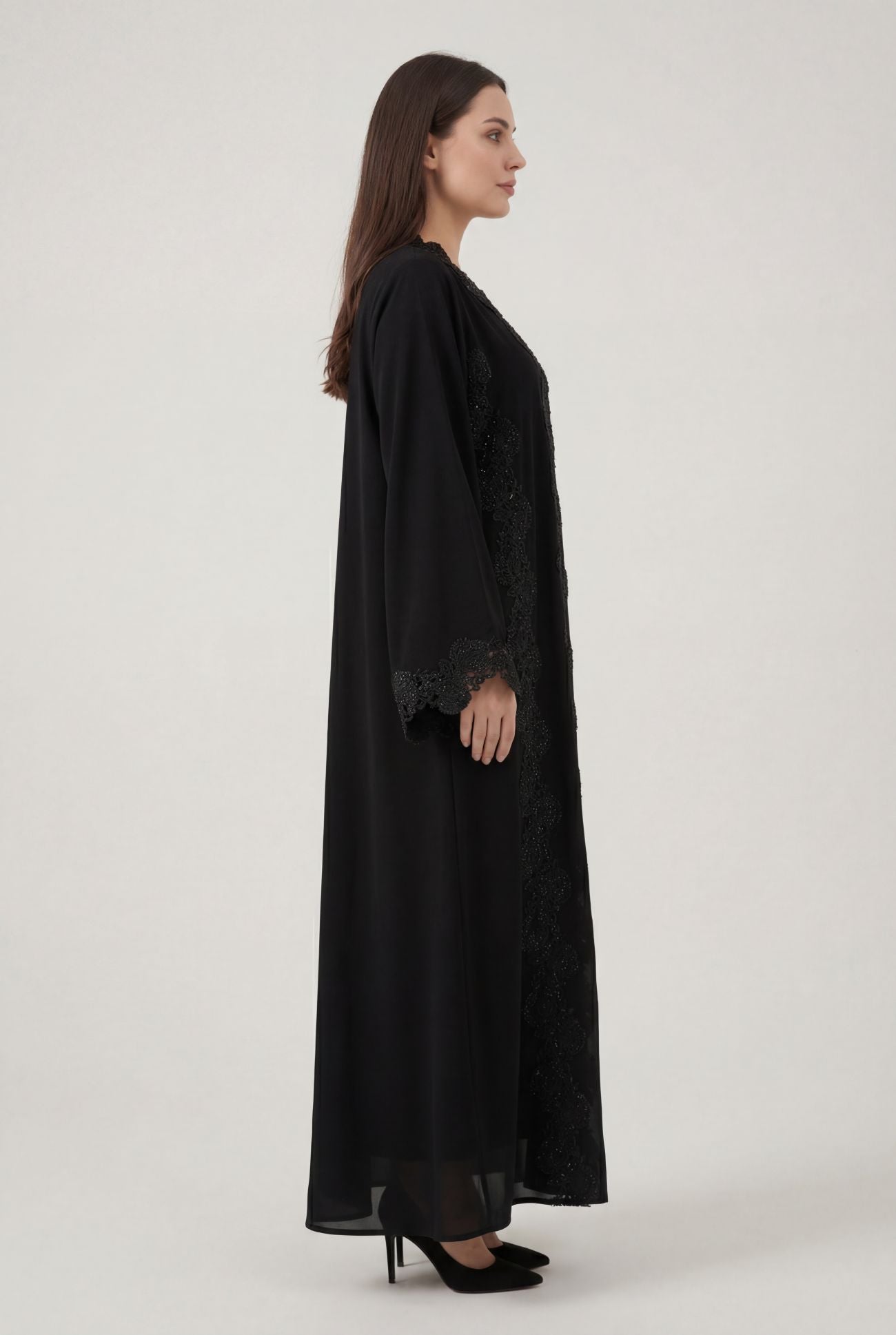 Noir Rose Abaya