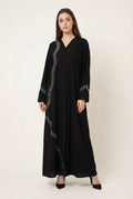 Silver Waves Abaya