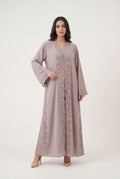 Moonlit Floral Cut Abaya