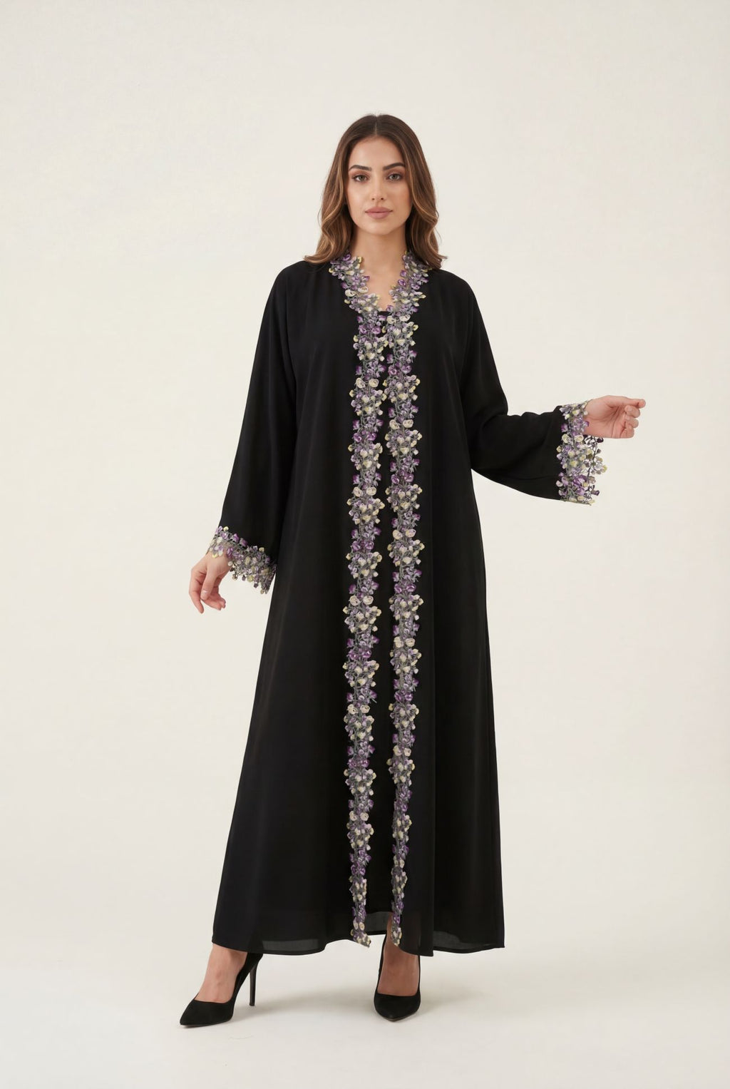 Midnight Garden Robe Abaya
