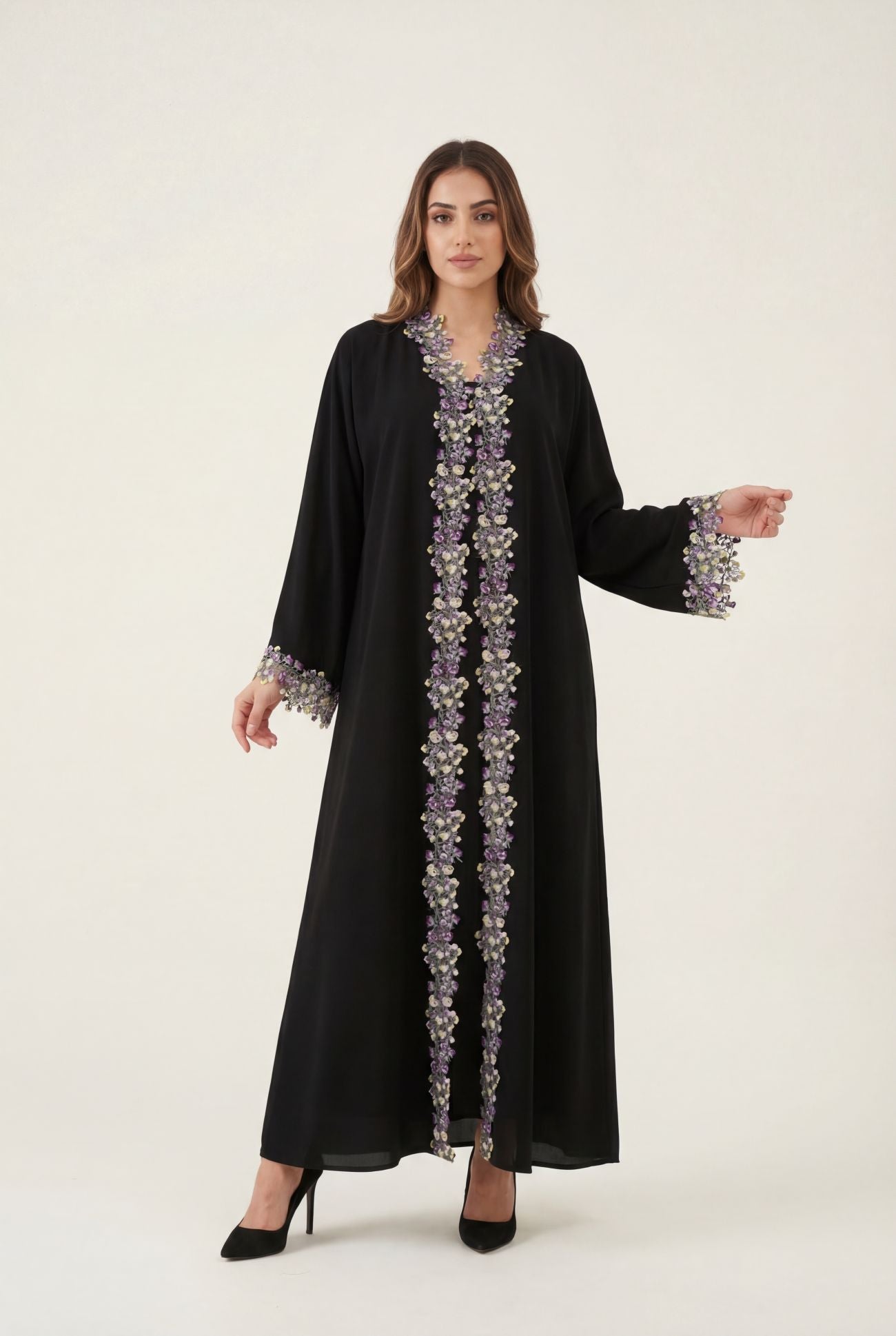 Midnight Garden Robe Abaya