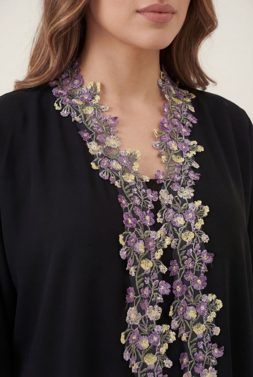 Midnight Garden Robe Abaya