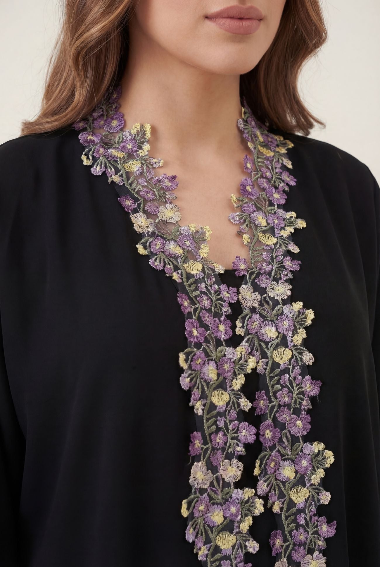 Midnight Garden Robe Abaya