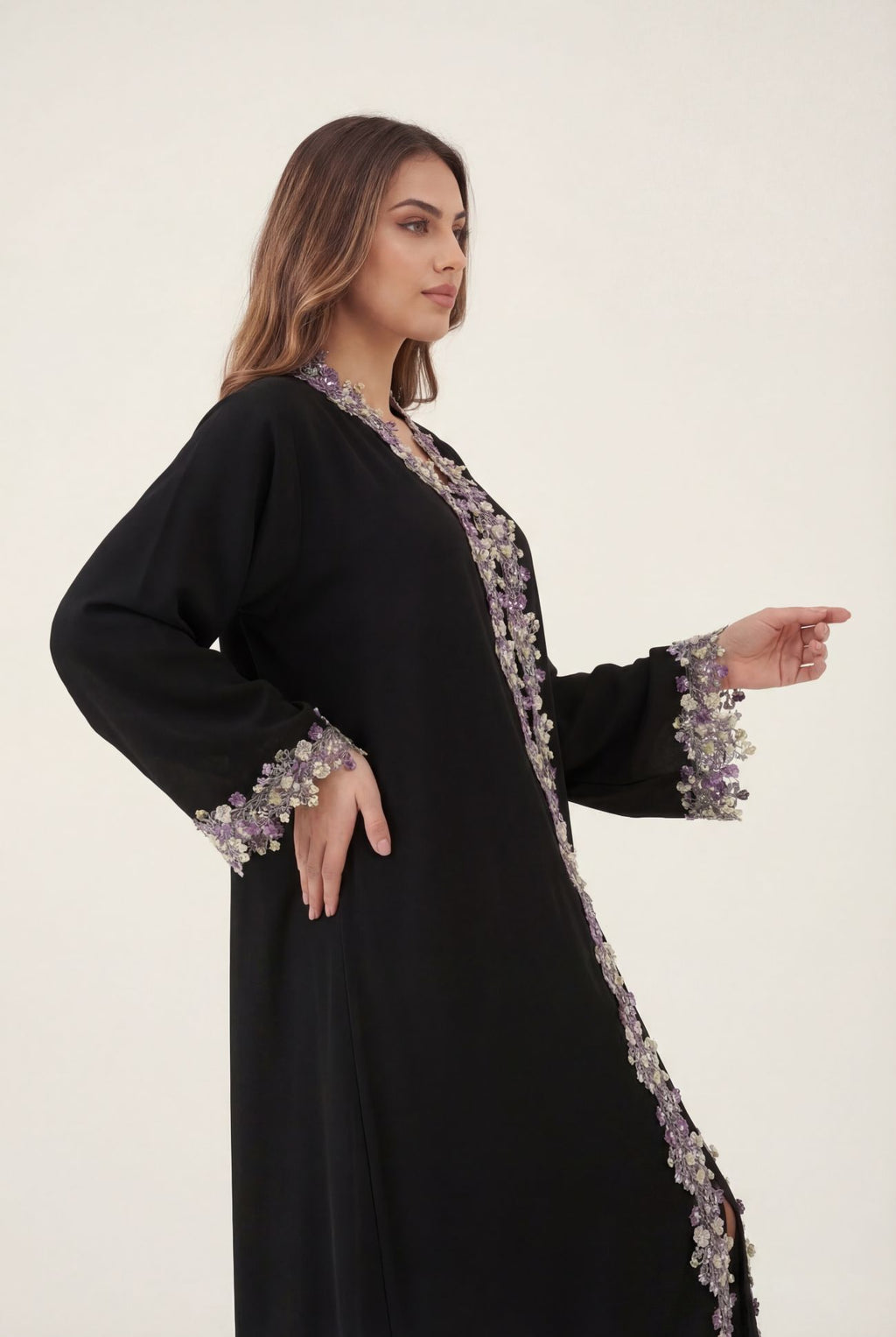 Midnight Garden Robe Abaya