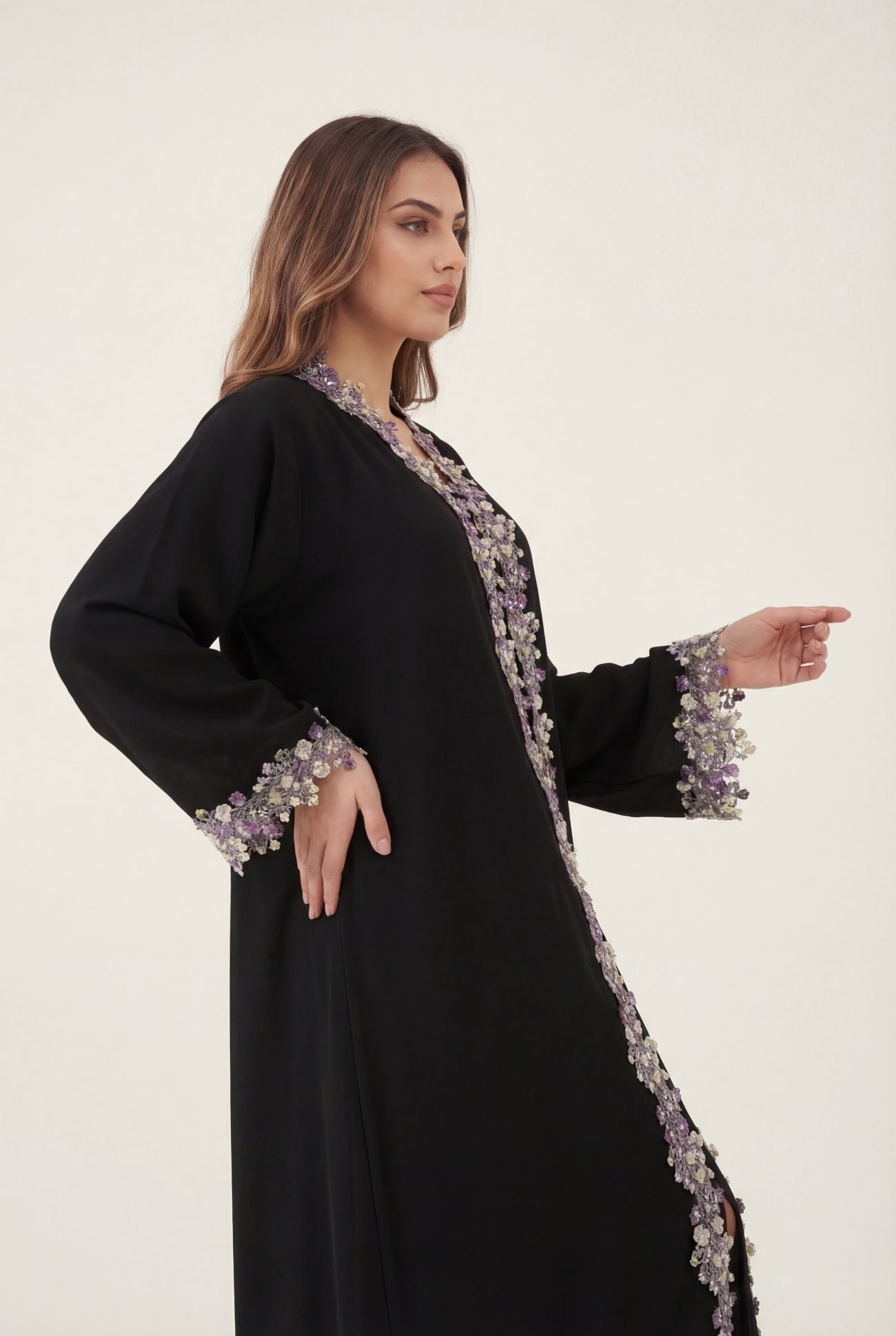 Midnight Garden Robe Abaya