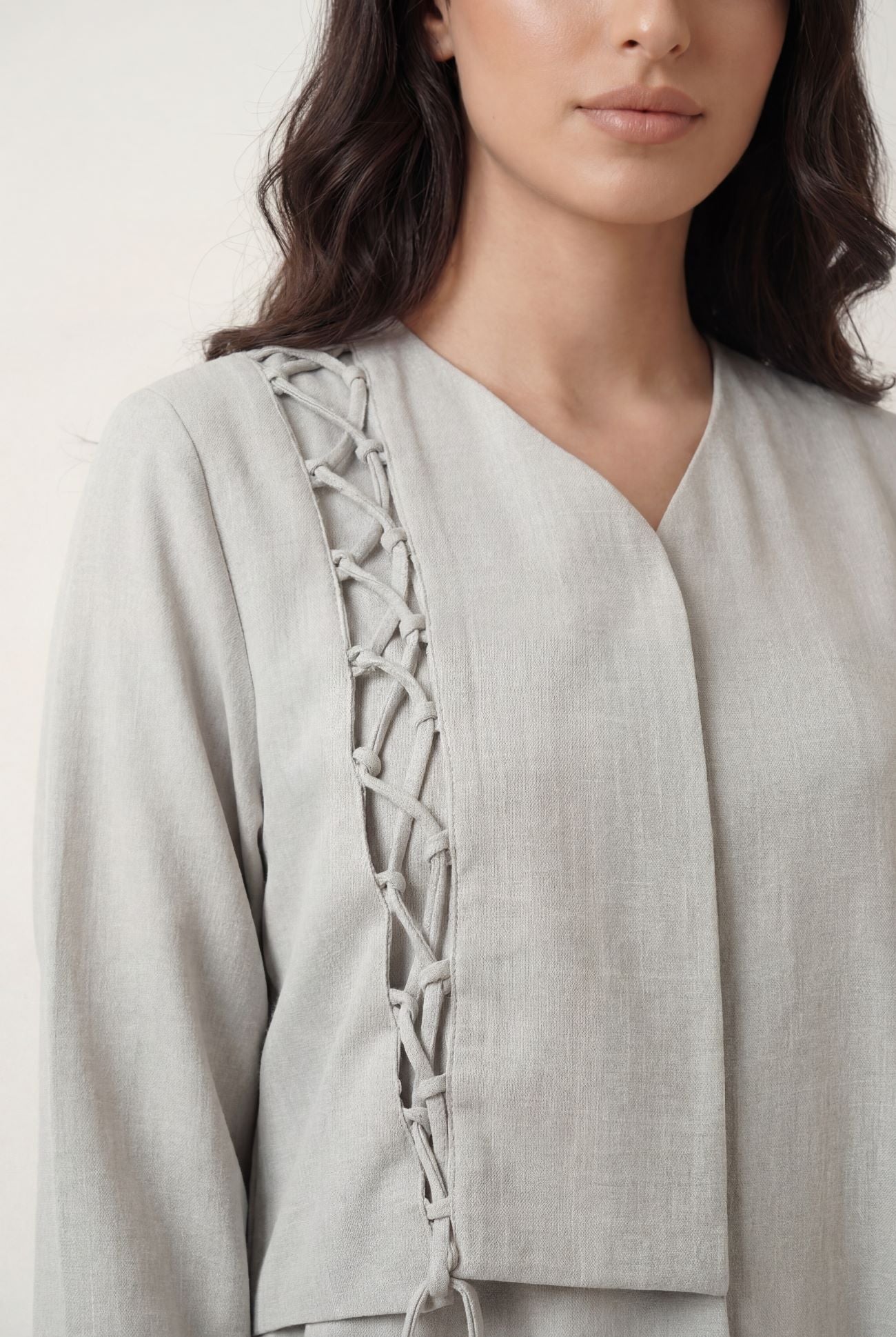 Grey Breeze Abaya
