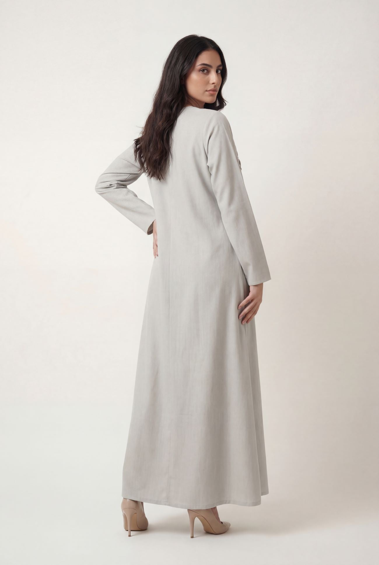 Grey Breeze Abaya