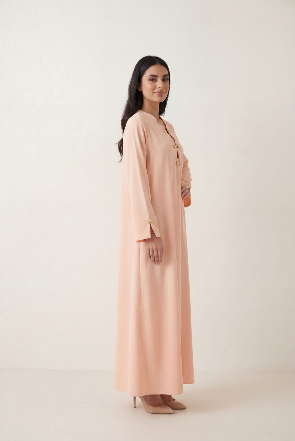 Peach Sorbet Abaya