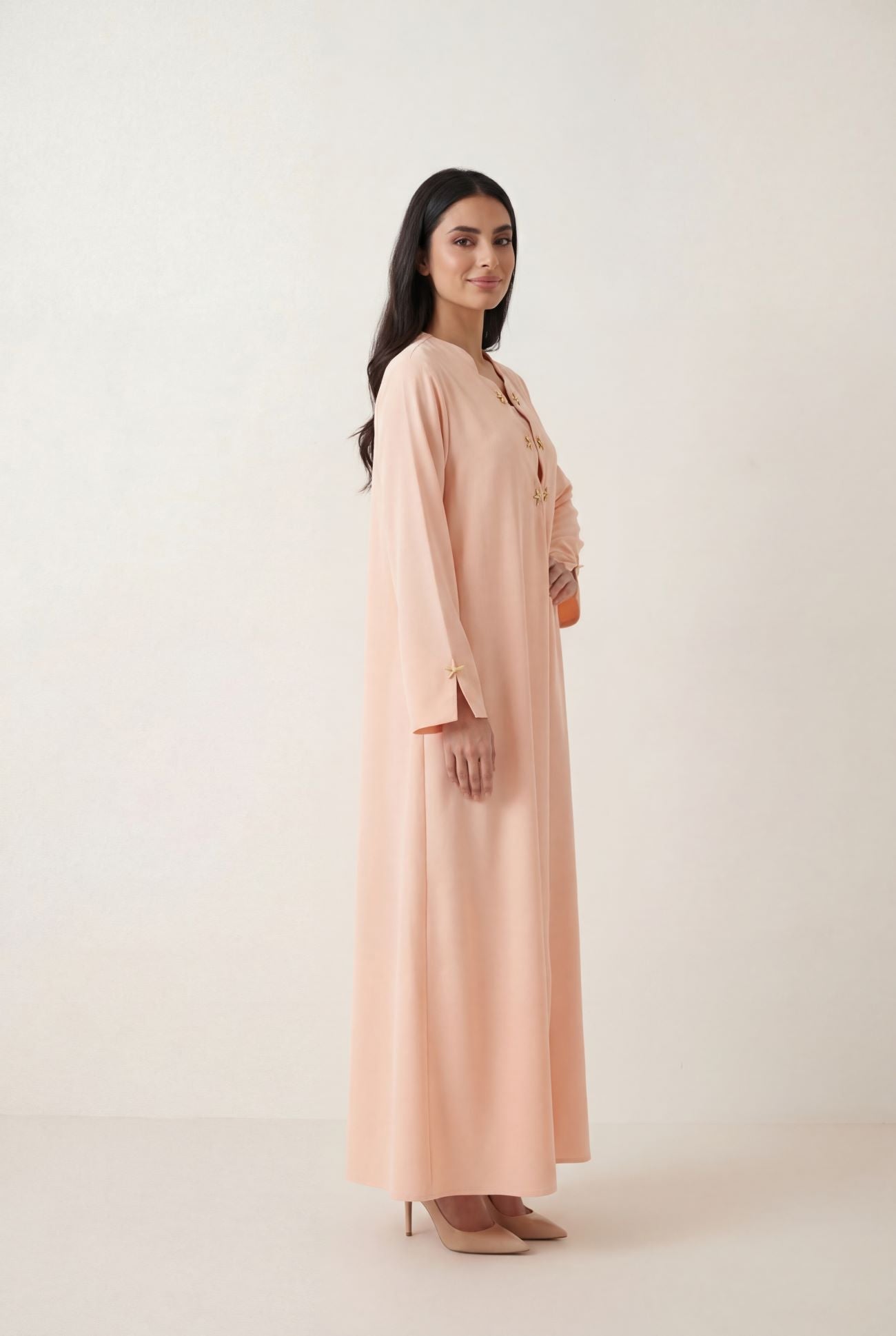 Peach Sorbet Abaya
