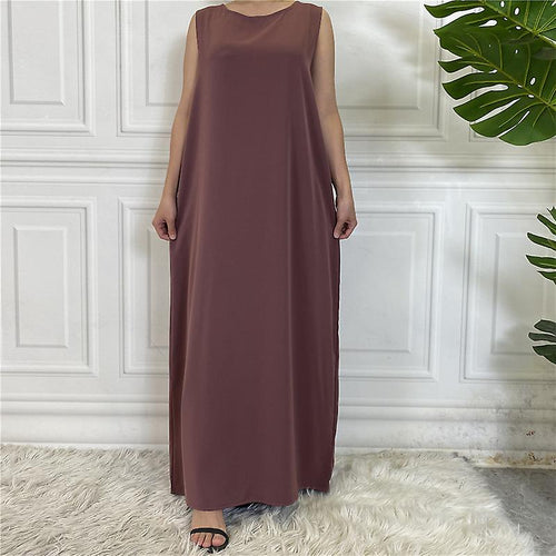 Burgundy Inner Dress - RAYA LUXURY PRET