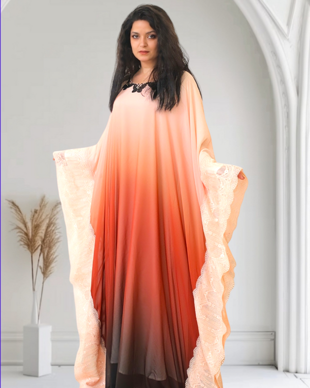 PEACH SUNSET KAFTAN