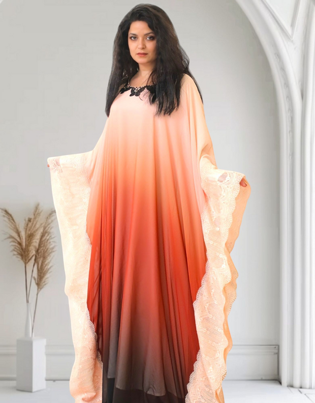 PEACH SUNSET KAFTAN