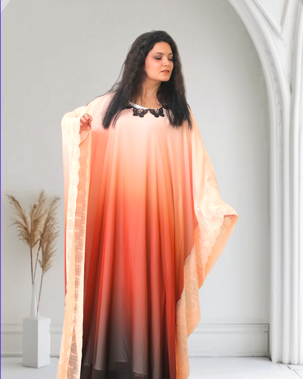 PEACH SUNSET KAFTAN