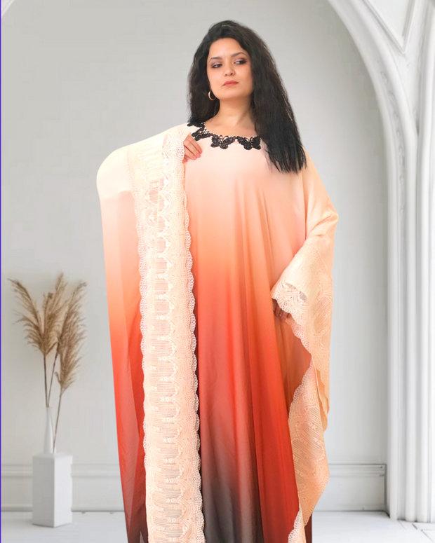 PEACH SUNSET KAFTAN