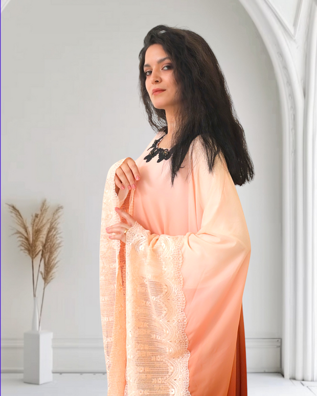 PEACH SUNSET KAFTAN