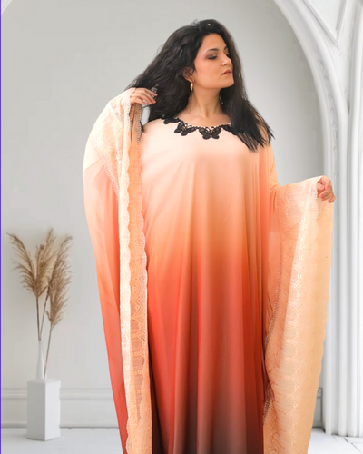 PEACH SUNSET KAFTAN