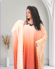 PEACH SUNSET KAFTAN  (MOTHER / DAUGHTER DUO )