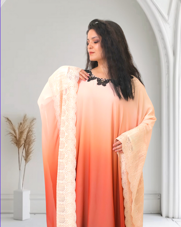 PEACH SUNSET KAFTAN