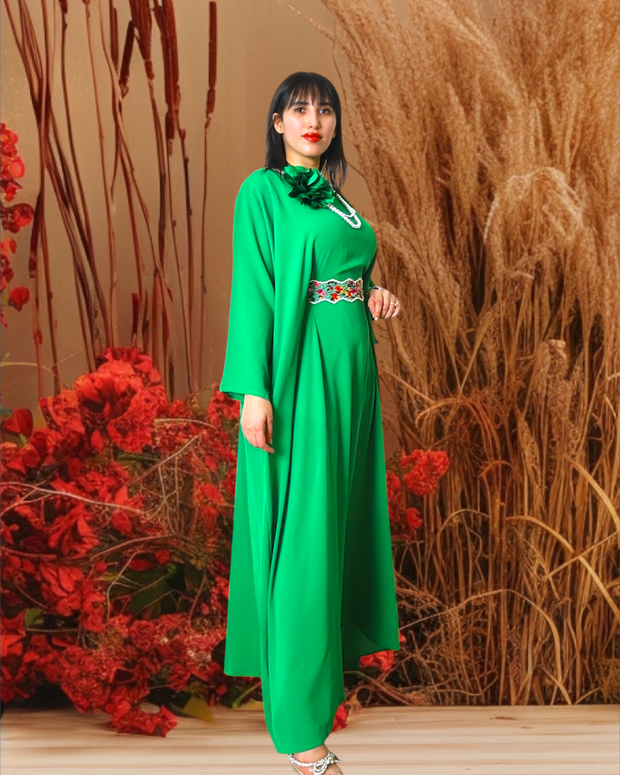 GREEN FUSION DRESS