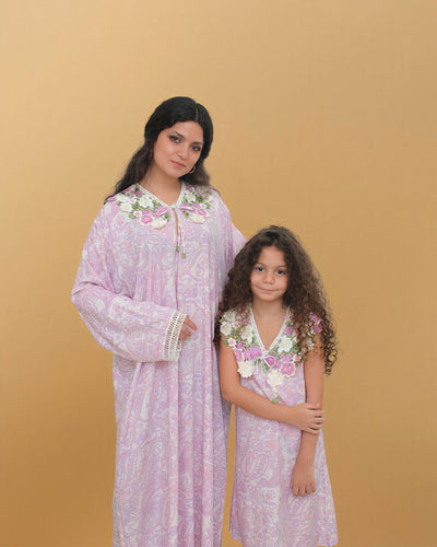 SOOTHING LAVENDER JALABIYA (MOTHER / DAUGHTER DUO)