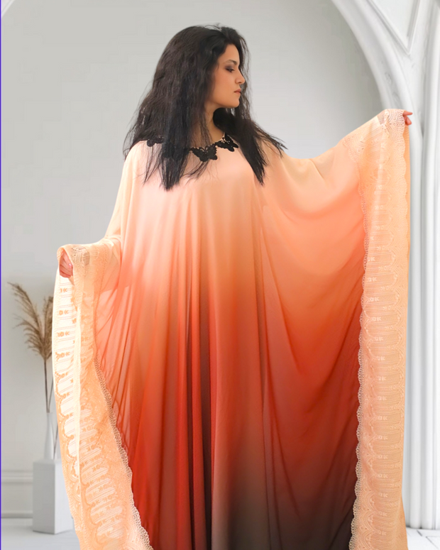 PEACH SUNSET KAFTAN