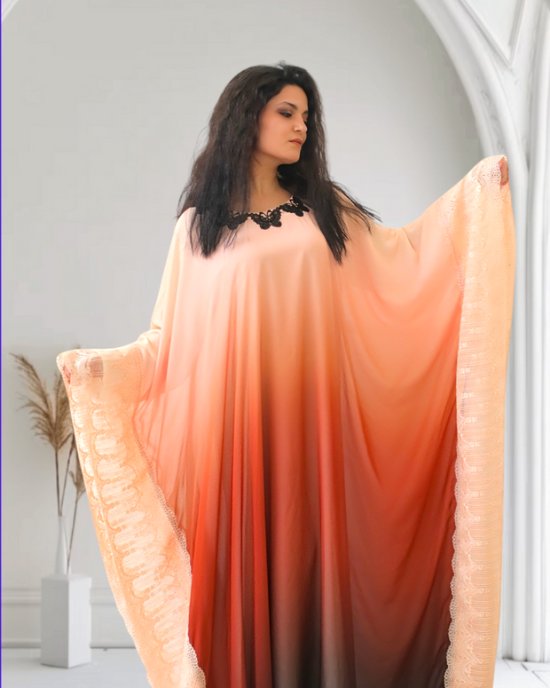 PEACH SUNSET KAFTAN