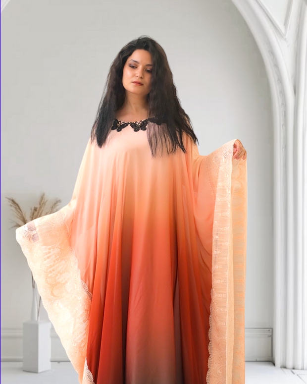 PEACH SUNSET KAFTAN